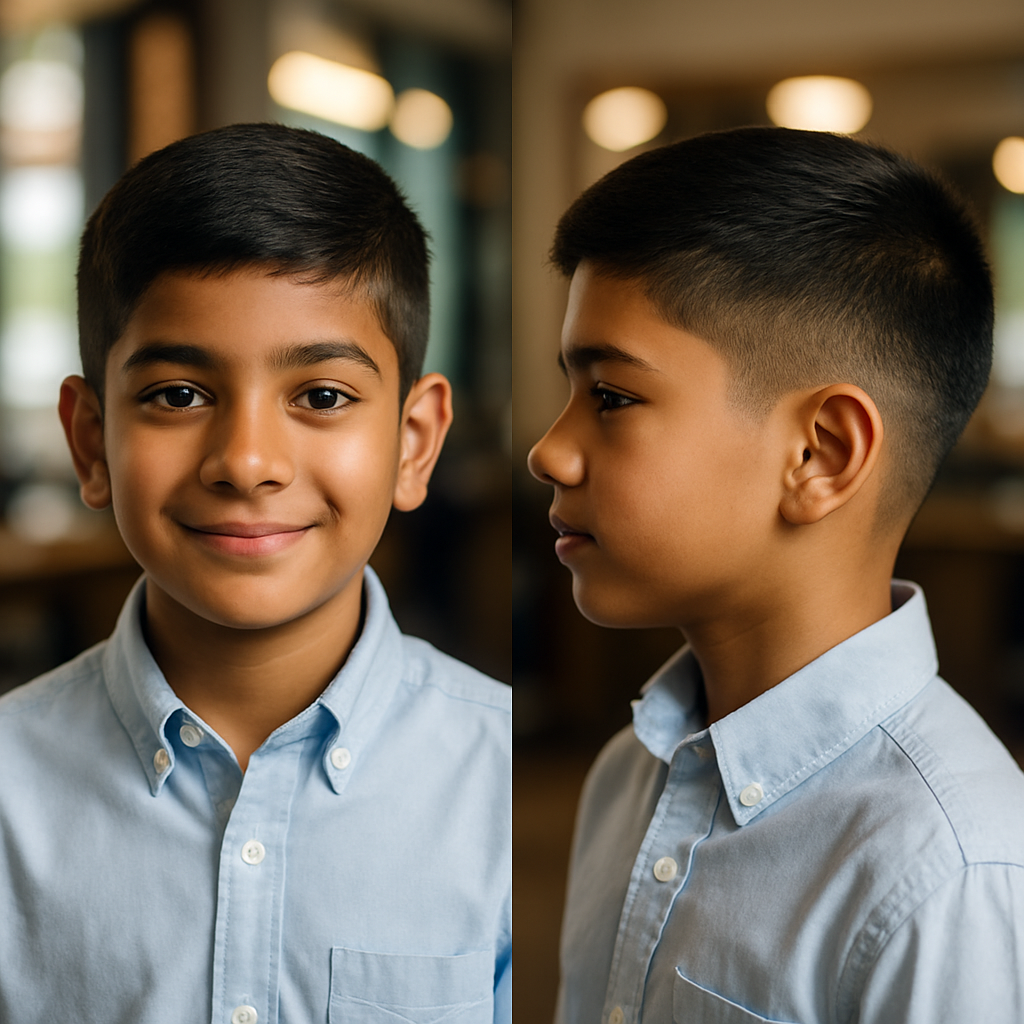 mini taper fade kids