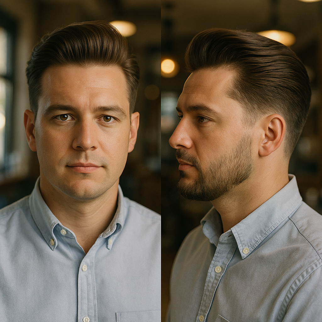 pompadour without fade