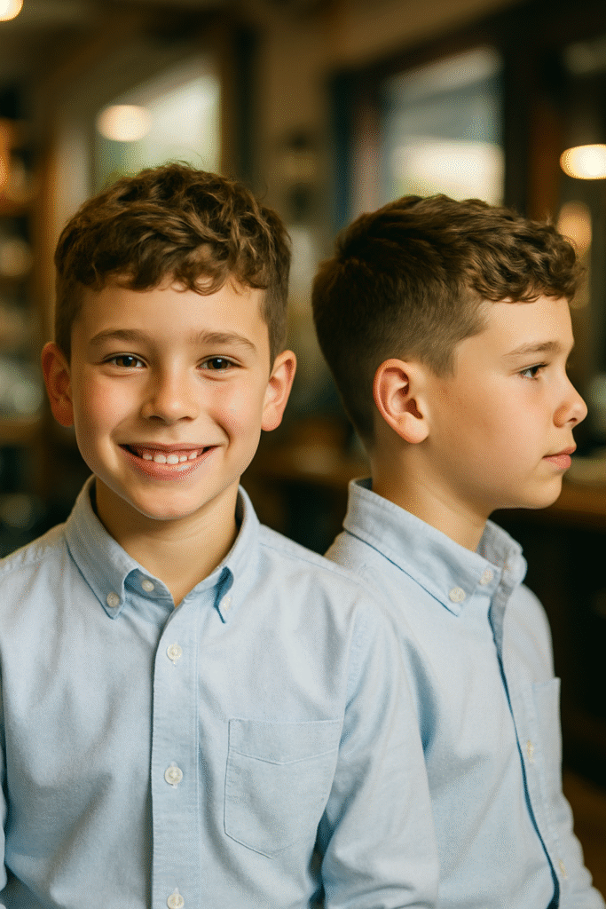 wavy or textured crop kids