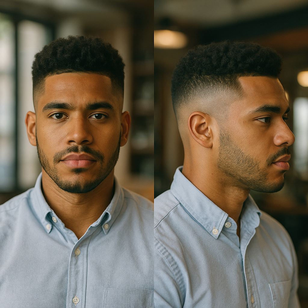high top fade