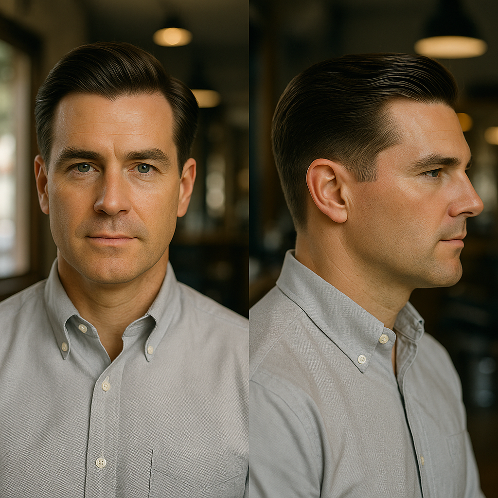 re classic side part