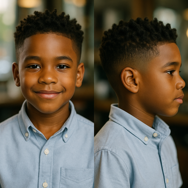 kids twist or sponge curl style