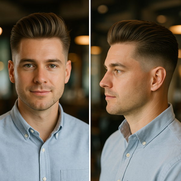 pompadour fade